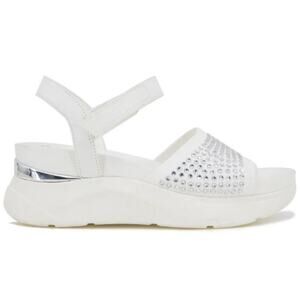 NEW Kenneth Cole Reaction Women's Hera Jewel Sport Sandals White Comfort 7.5